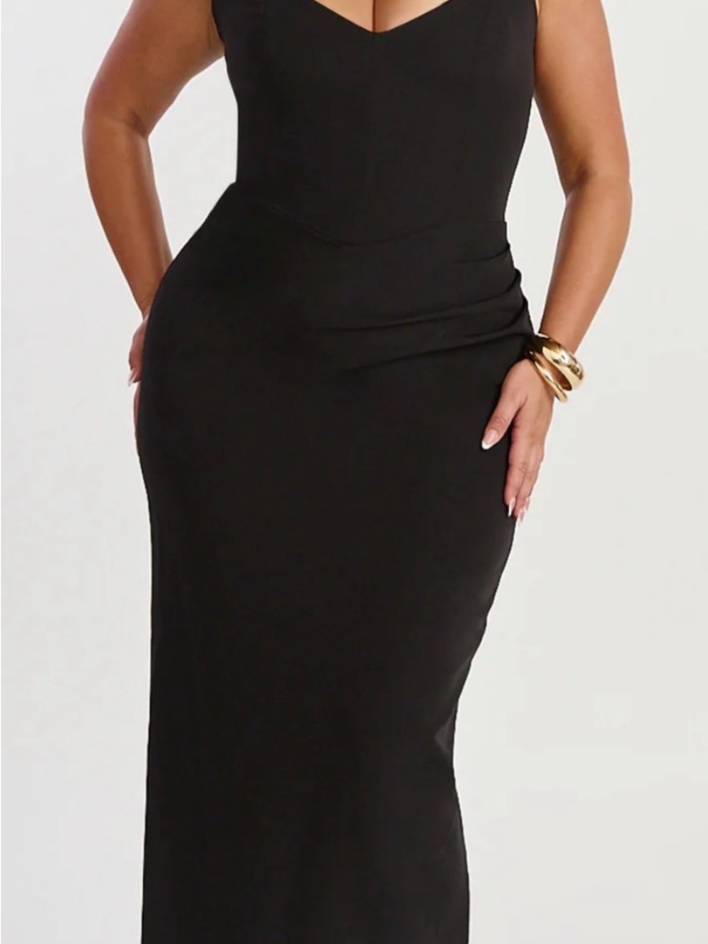 Showpo Black Maxi Dress